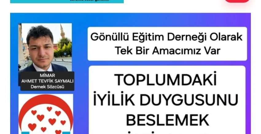 Toplumdaki İyilik Duygusunu Beslemek İstiyoruz