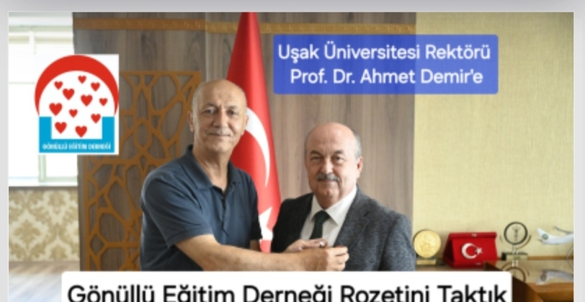 Dernek Başkanımız Bayraktar " Rektörümüze Katkıları İçin Minnettarız"