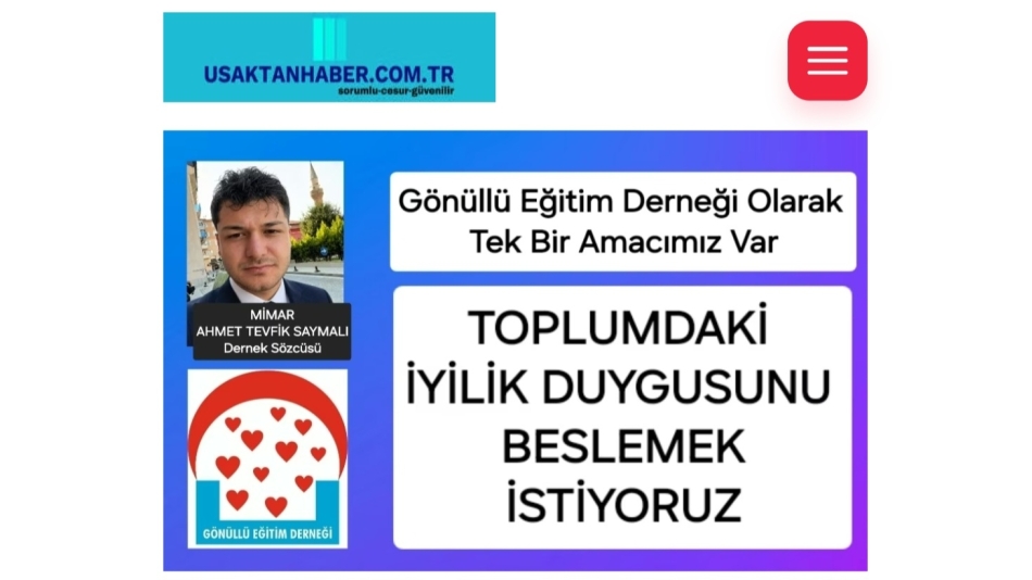 İYİLİK TOHUMLARI SAÇMAK İSTİYORUZ